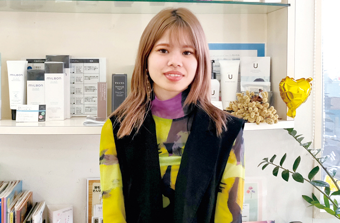 HAIR lala+ アシスタント玉木 葉 さん（入社3年目） 画像