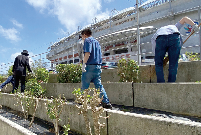 ボランティアの様子です!
