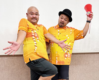 お笑いコンビ【ノーブレーキ】のお二人の写真