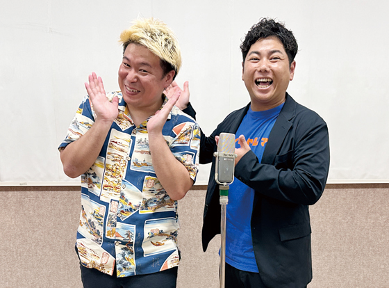 びんちょうたんお二人の画像　へっしー(左)・いへや(右)