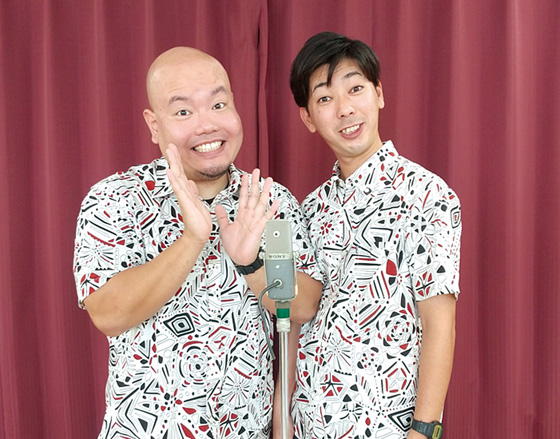 すっとこどっこいお二人の画像　プーキー（左）・そばしょう（右）